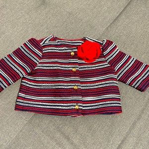 Tweed baby jacket